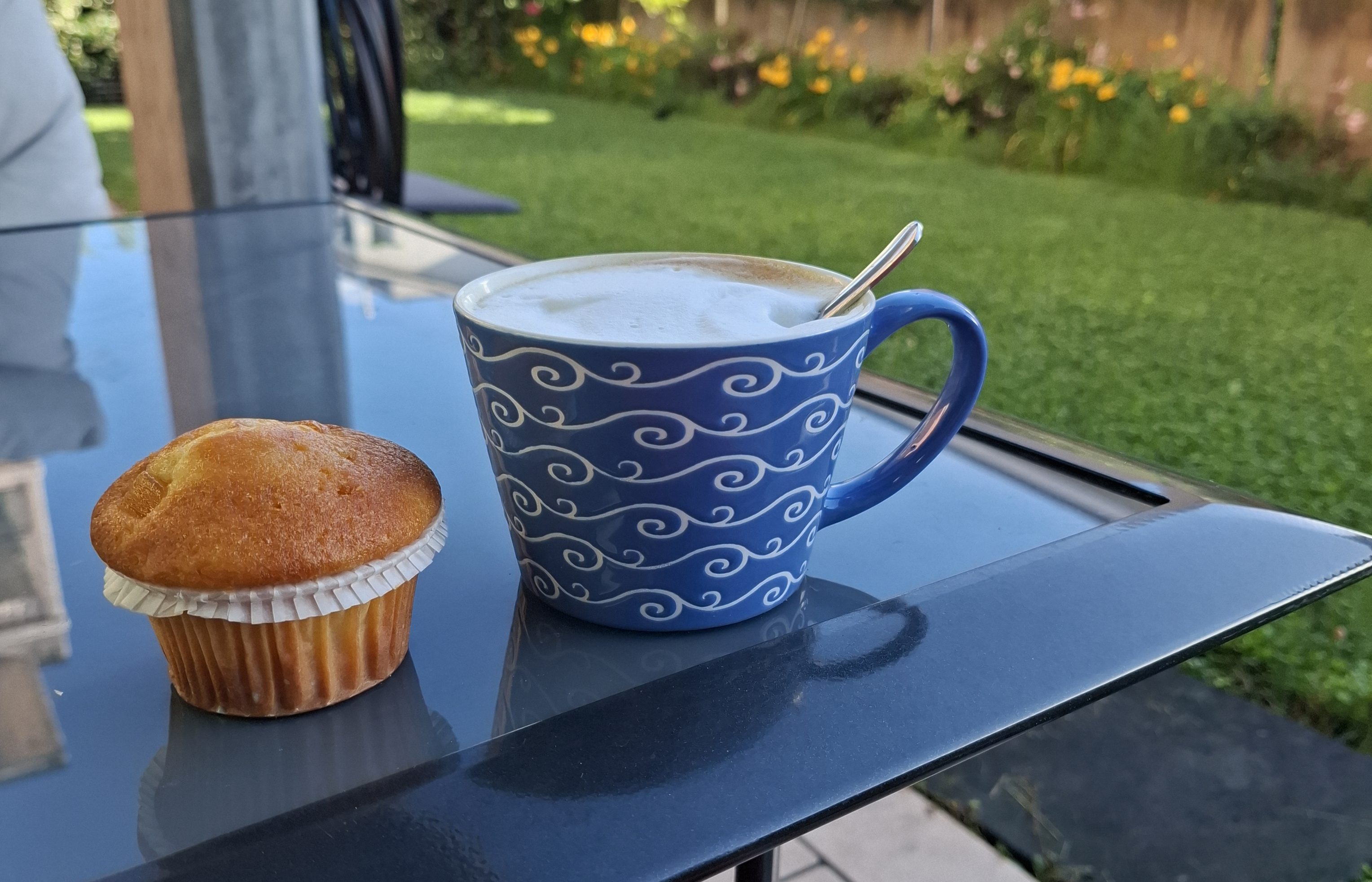 colazione in giardino